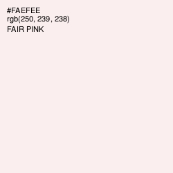 #FAEFEE - Fair Pink Color Image